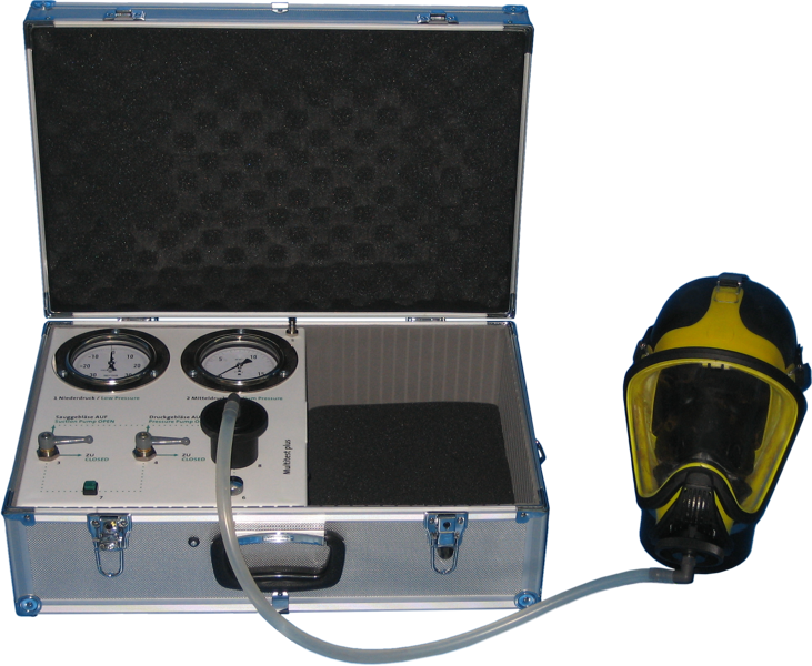 Multitest plus with a mask ready for testing